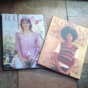 ROWAN knitting magazine bundle crochet patterns
